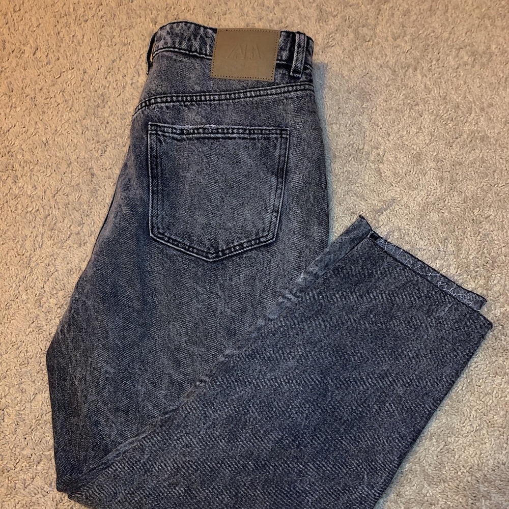 Zara acid wash jeans